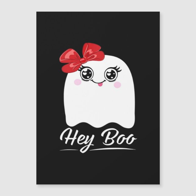 Cute Hey Boo Halloween Design (Front)