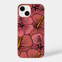 Cute hibiscus pattern
