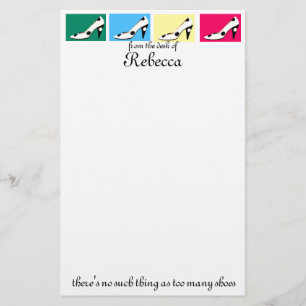 Cute High Heel Shoes stationery