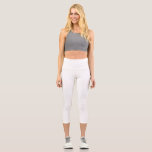 CUTE! High Waisted Capris - White<br><div class="desc">CUTE! High Waisted Capris - White

More like this and personalized products:
zazzle.com/store/evreething</div>