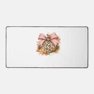 Cute Highland Cow Fall Autumn Girly Thanksgiving C Desk Mat