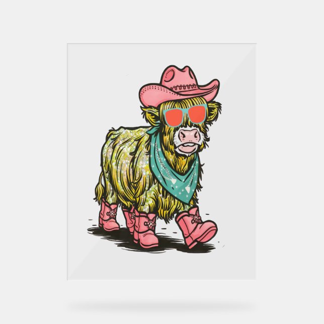 Cute Highland Cow, Ouest (Recto)