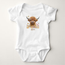 Cute Highland Cow Personalized