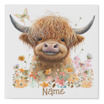 Cute Highland Cow Personalized