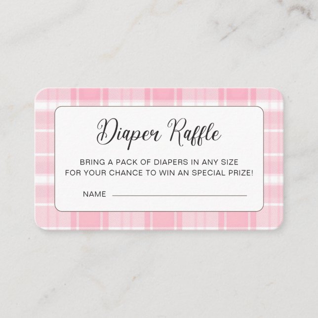 Cute Highland Cow Pink Baby Shower Enclosure Card  (Front)