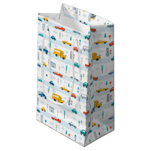 Cute Highway Vehicle Pattern Small Gift Bag