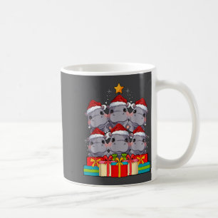 Cute Hip Le Hiptamus Christmas Tree Xmas Hat  Coffee Mug