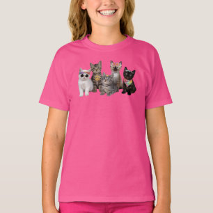 Cute Hippie Cat Kids' T-Shirt