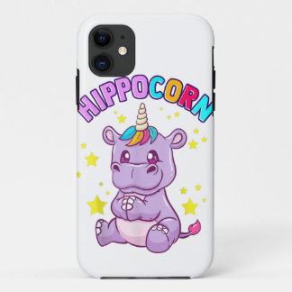 Cute Hippo Funny Cartoon Phone Case For iPhone