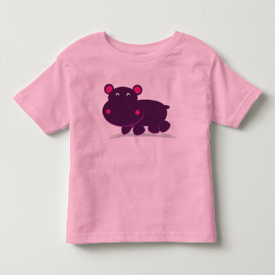Cute Hippo Toddler T-shirt