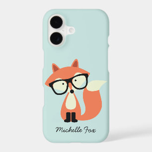 Cute Hipster Red Fox
