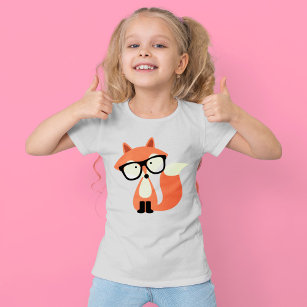 Cute Hipster Red Fox T-Shirt