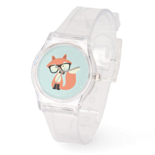 Cute Hipster Red Fox Watch