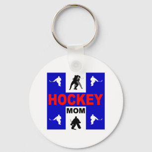 Cute hockey keychain