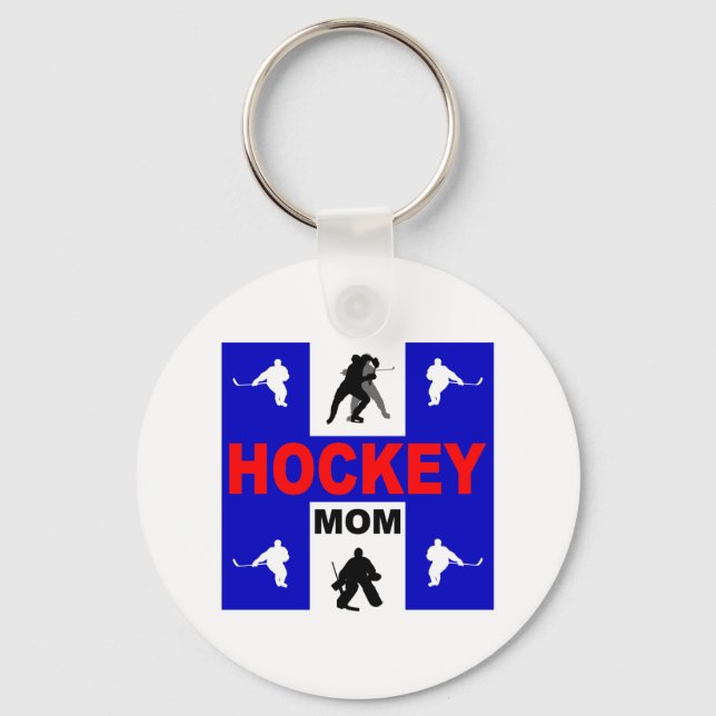 Cute hockey keychain (Front)