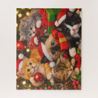 Cute Holiday Cats Gifts Puzzle