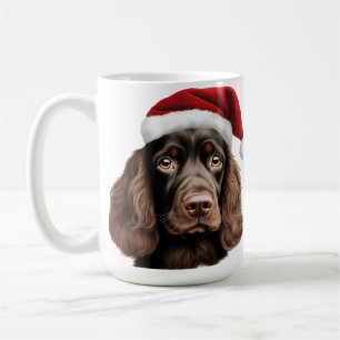 CUTE HOLIDAY CHRISTMAS COCKER SPANIEL DOG COFFEE MUG