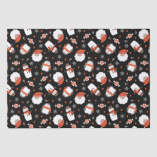 Cute Holiday Christmas Pattern Tissue Paper