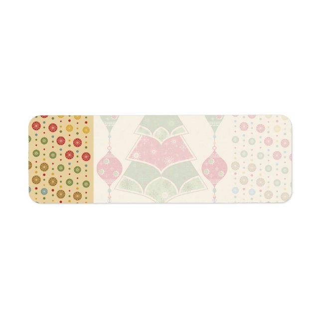 Cute Holiday Christmas Tree Ornaments Presents (Front)