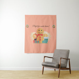Cute Holiday Gift for Cookie Lovers Tapestry