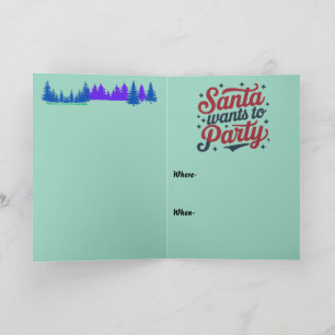 Cute Holiday Party Invitation