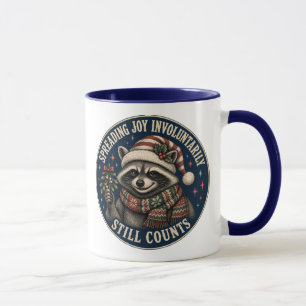 Cute Holiday Raccoon Mug