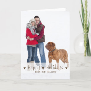 Cute Holidays   Holiday Photo Greeting Card