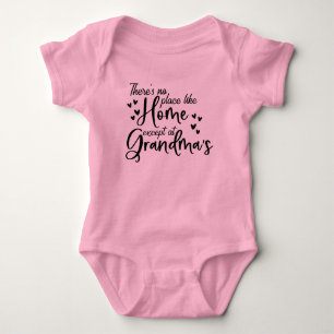 cute home Grandmas Granddaughter Baby Bodysuit