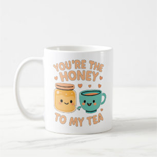 Cute Honey and Tea Love Coffee Mug
