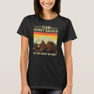 Cute Honey Badger For Men Women Ratel Honey Badger T-Shirt