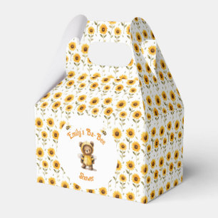 Cute Honey Bee Bear Ba-Bee Shower Favor Box