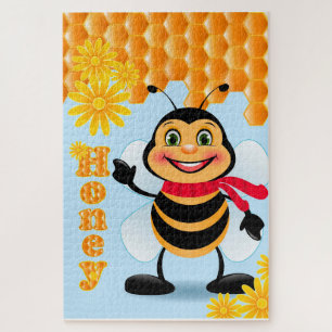 Cute Honey Bee Jigsaw Puzzle