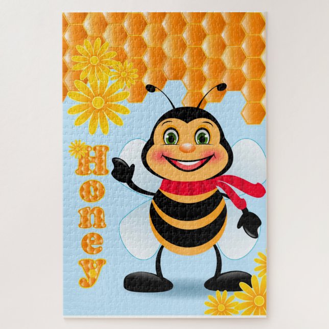 Cute Honey Bee Jigsaw Puzzle (Vertical)