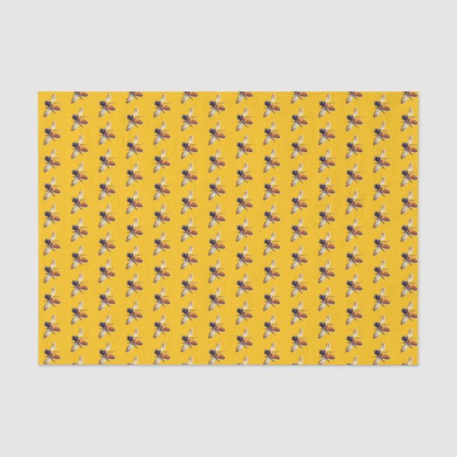 Cute Honey Bee's Tissue Paper (Front)