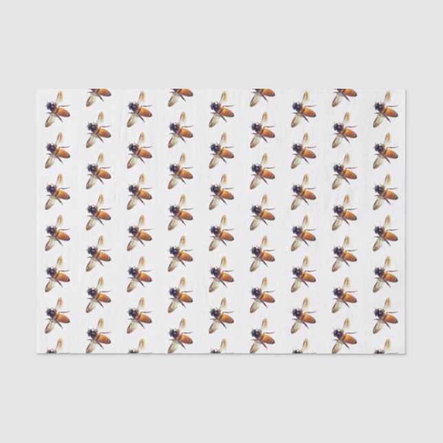 Cute Honey Bee's Tissue Paper (Front)