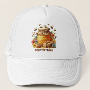 Cute honey makers vendors add text T-Shirt  Trucker Hat