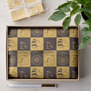 Cute Honeybee Tissue Paper