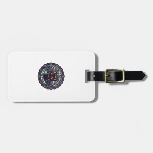 Cute Horror Movie Cat Cute Cat T-Shirt Design - Cu Luggage Tag