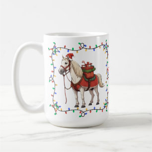 Cute Horse Christmas Mug