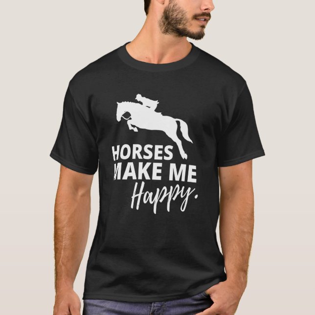 Cute Horse  For Horse T-Shirt (Front)