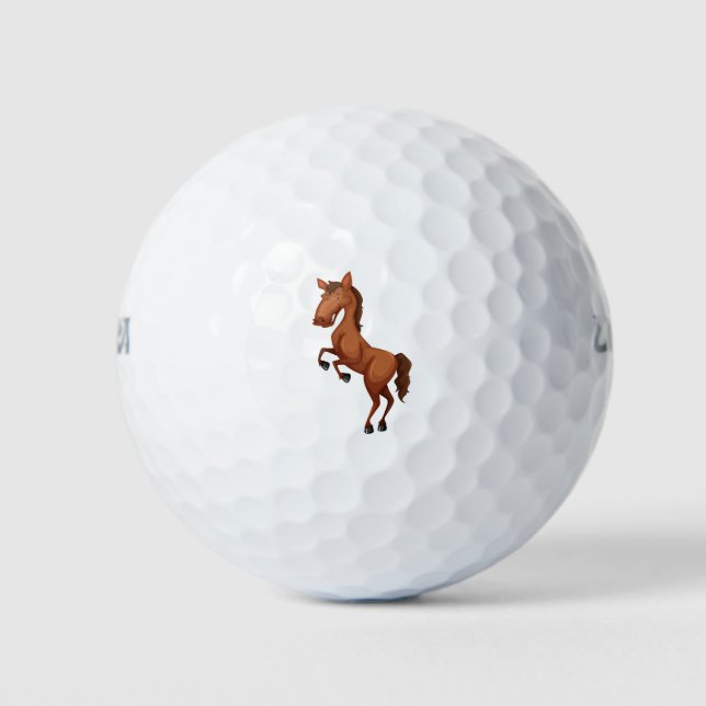 Cute horse golf balls (Front)