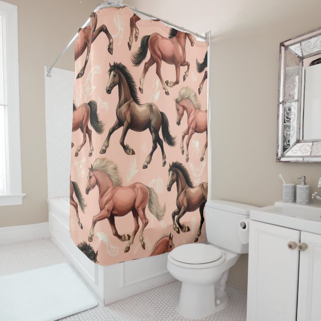 Cute Horse Pink Seamless (In Situ)