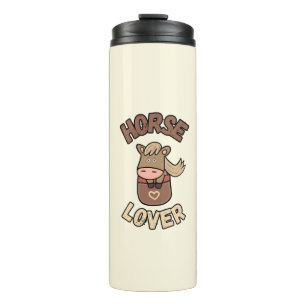Cute horse thermal tumbler