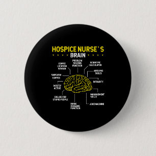 Cute Hospice Nursing Day Idea Hospice Nurse 2 Inch Round Button