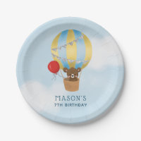 Cute Hot Air Balloon Boy Birthday Party