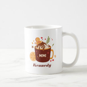Cute Hot Chocolate with Gingerbread Coffee Mug