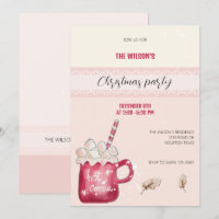 Cute Hot Cocoa Mug Illustration Watercolor Art