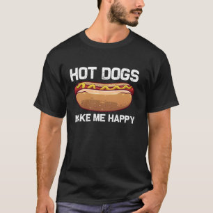 Cute Hot Dog For Men Women Hotdog Lover Food Wiene T-Shirt