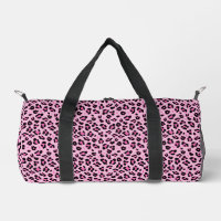 Cute Hot Pink and Black Leopard Print 