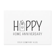 Cute House Home Anniversary Realtor Follow Up